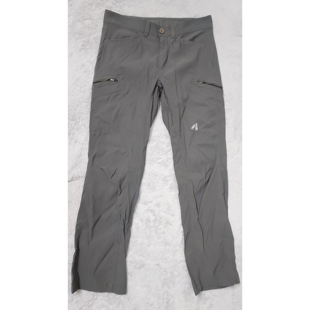 Eddie Bauer Pants Mens 33x32 First Ascent Guide Pro Hiking Gray Outdoor Climbing